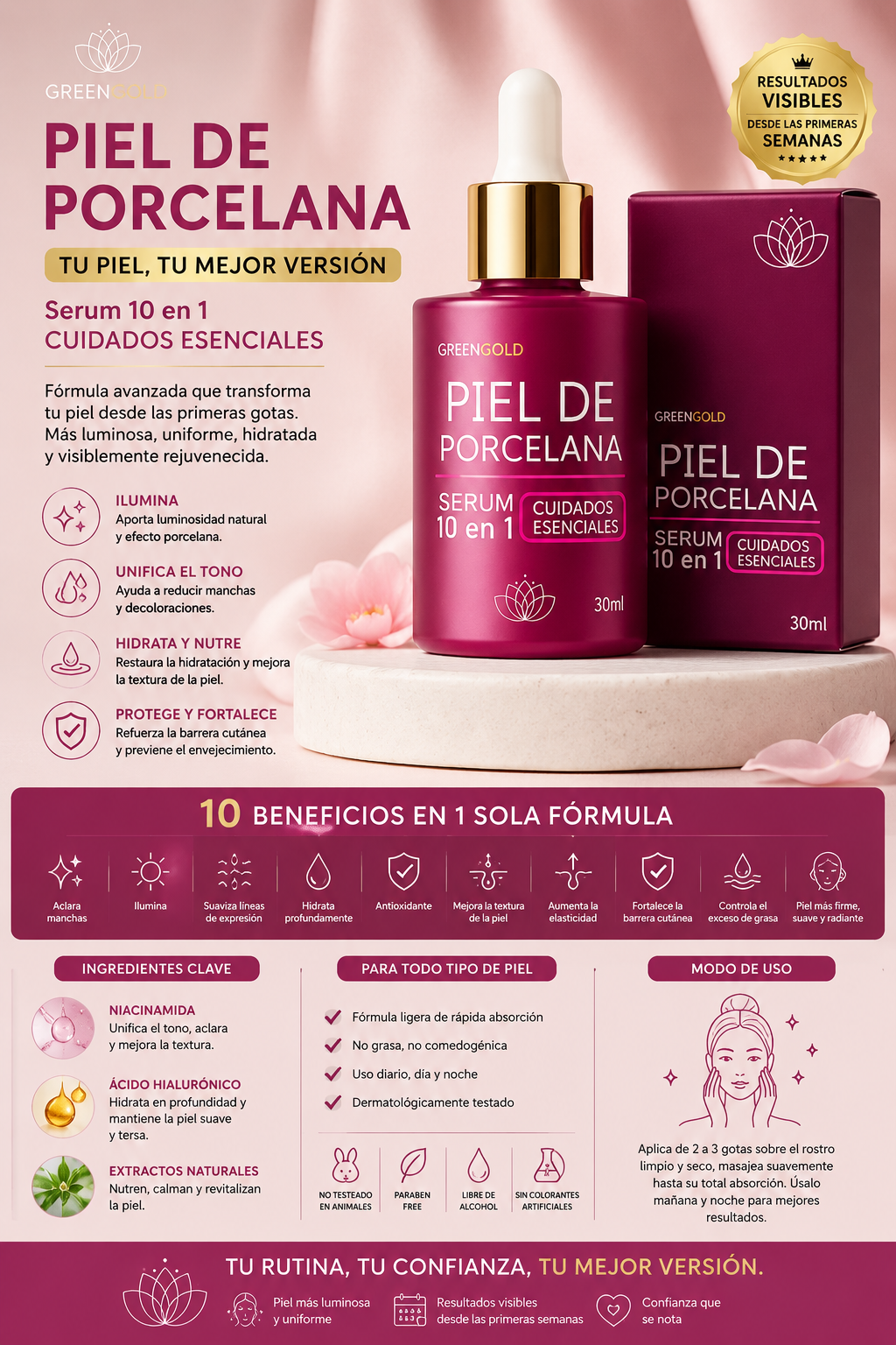 Serum Piel de Porcelana